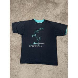Vintage Mens Tshirt Warner Bros 1993 Taz Presents California, Made In USA Size L